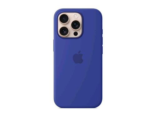 Apple - Cover per cellulare - compatibile MagSafe - silicone - blu oltremare - per iPhone 16 Pro